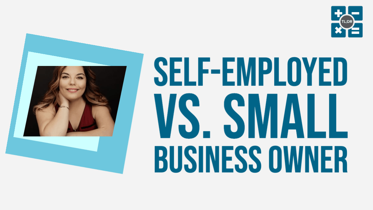 self-employed vs. small business owner