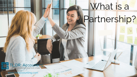 What is a business partnership?
