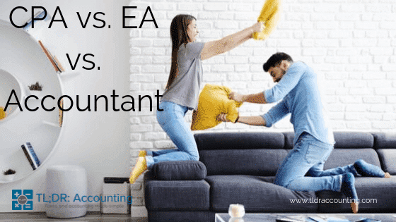 CPA vs EA vs Accountant