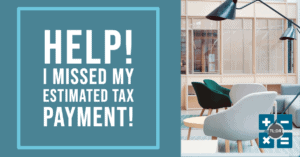 I missed my estimated tax payment_tldr accounting