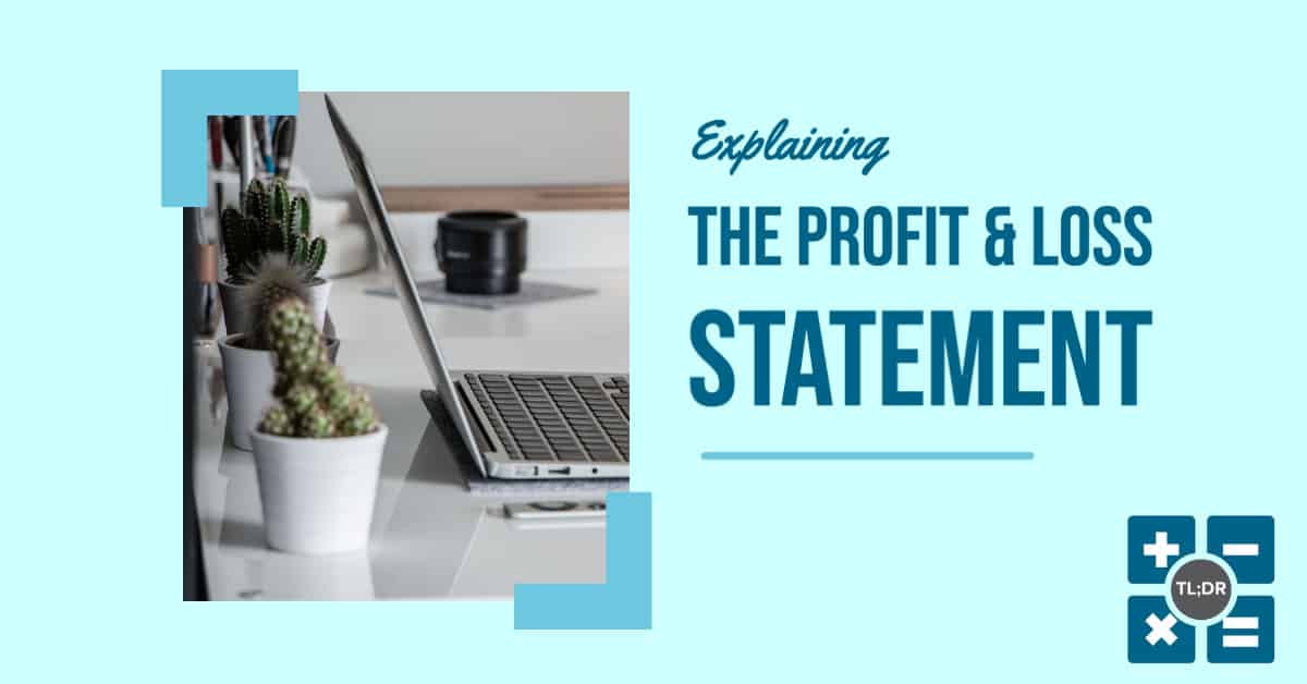 Profit and loss statement for therapists in private practice