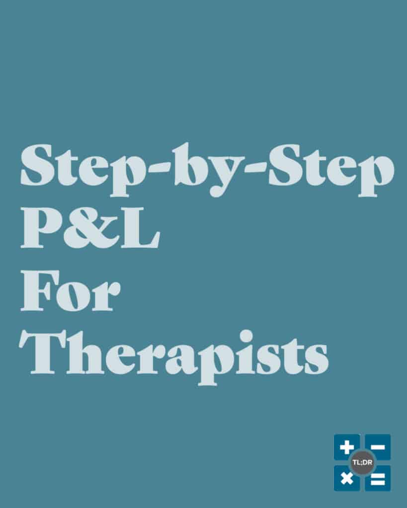 P&L for therapists_profit and loss statement