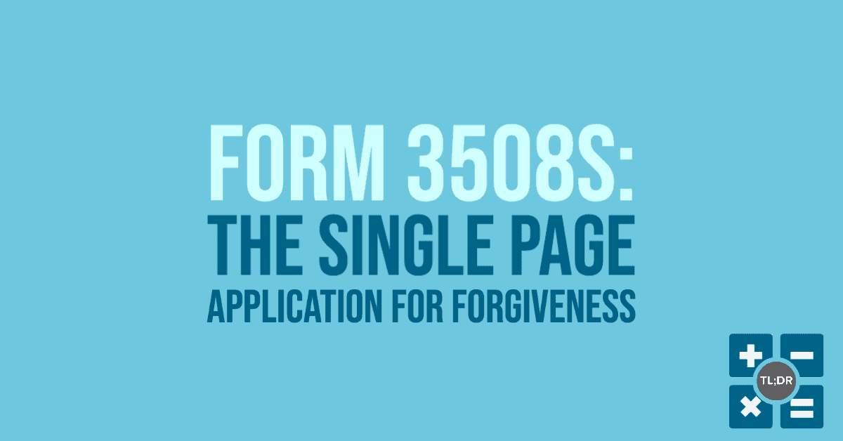 PPP Single Page Application Forgiveness