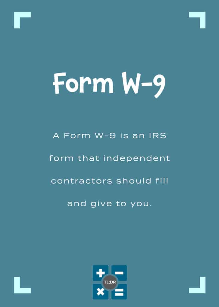 what is a form w-9