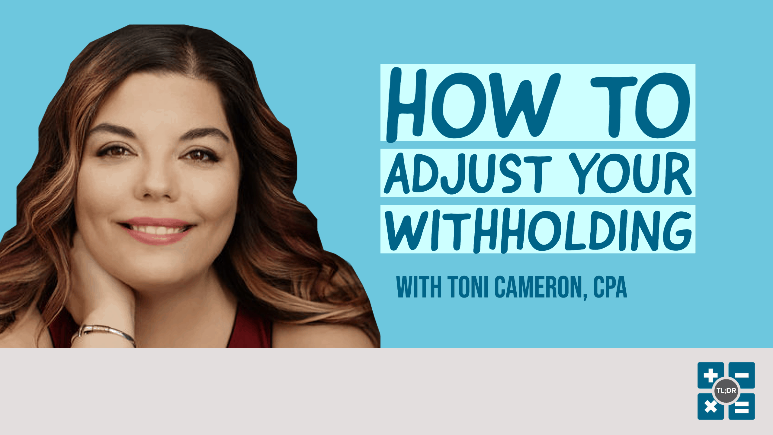How to adjust withholding