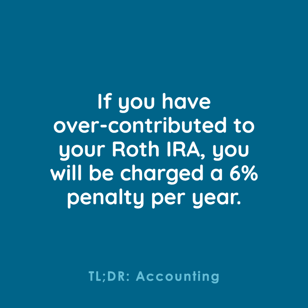Over-contributed Roth IRA