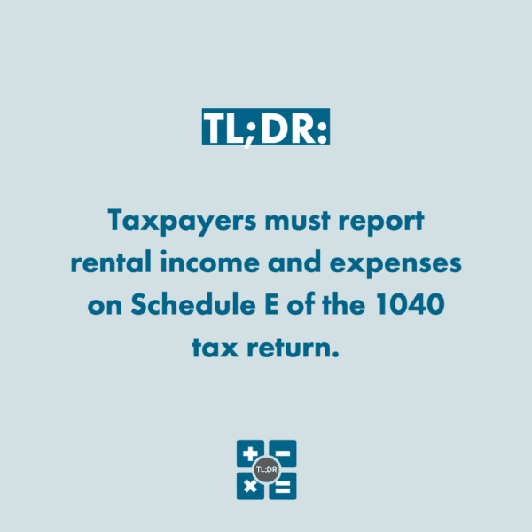 Rental Property Taxes & Accounting Best Practices TL;DR Accounting