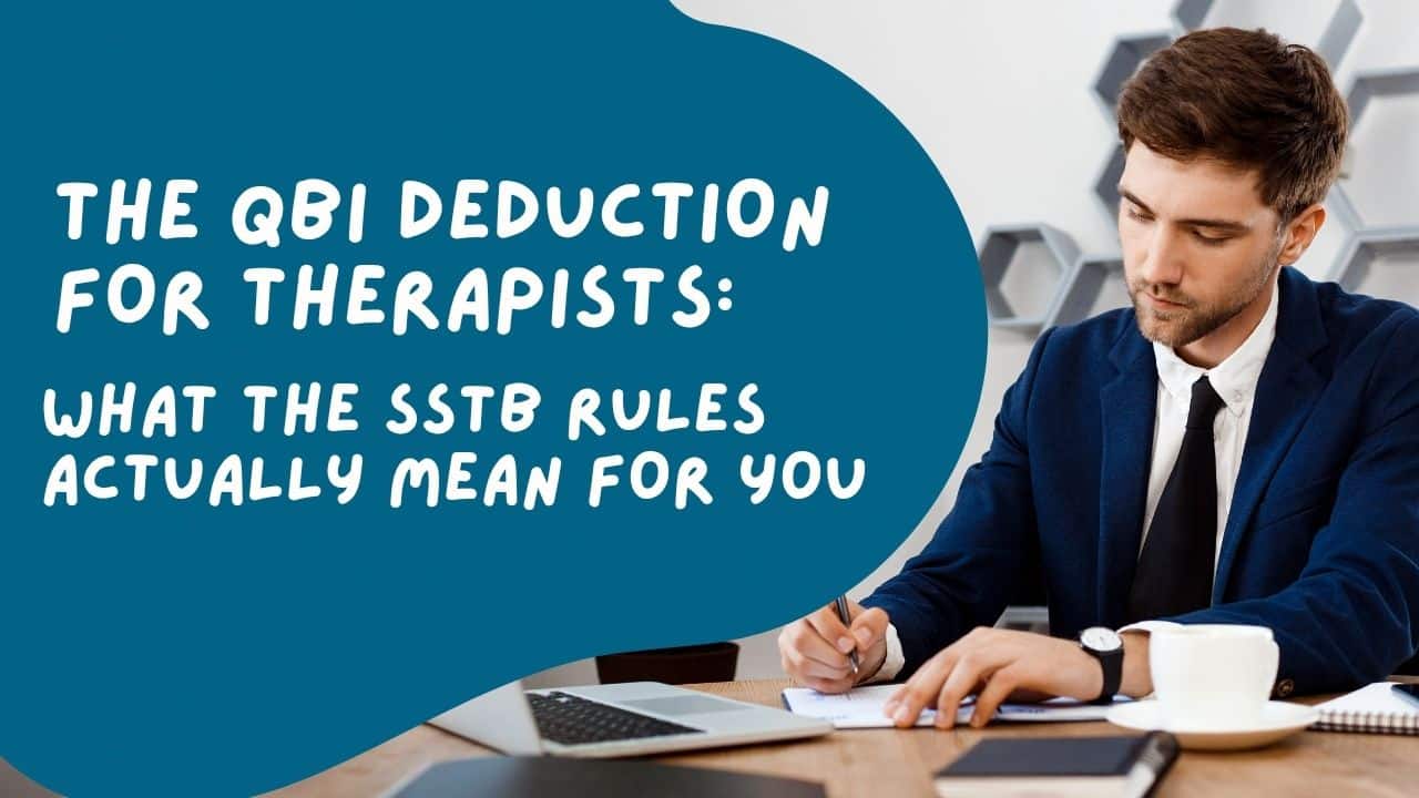 QBI Deduction for Therapists